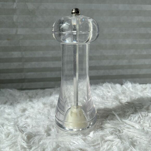 Cole & Mason Lucite Acrylic Pepper/salt Grinder, Used, average condition. - Picture 1 of 14
